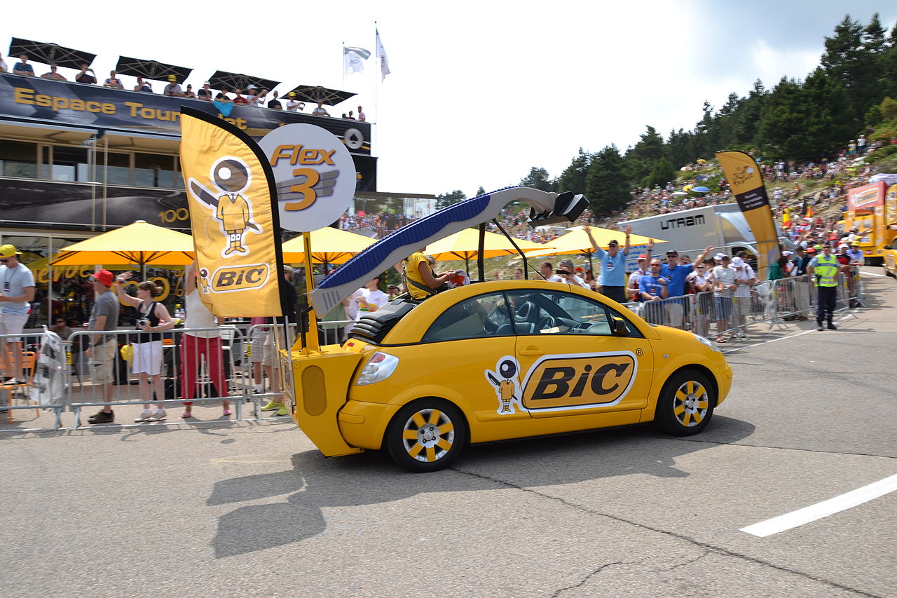 Caravane du Tour de France, 15ème étape, au Chalet Reynard, Mont Ventoux, photo Marianne Casamance